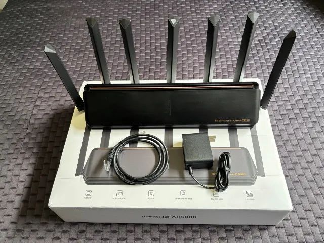 Roteador Xiaomi AX6000 Aiot 6000 Mbs Wi-fi6 Vpn 512mb Preto WiFi forte - Foto 4