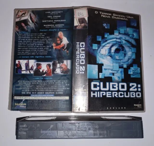 VHS Dublado Cubo 2 Hipercubo