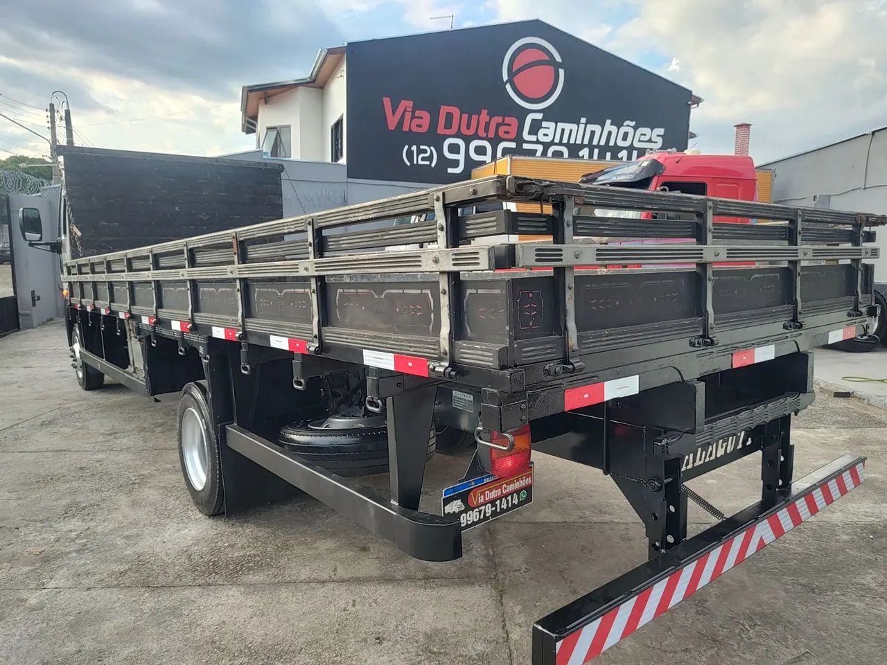 FORD CARGO 816 CARROC. 6,20 MTS - VIA DUTRA CAMINHÕES - CAÇAPAVA SP  - Foto 6