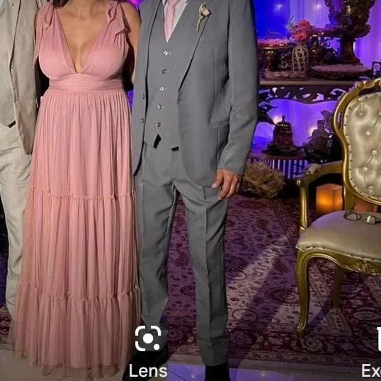 Vestido Rosa de Festa