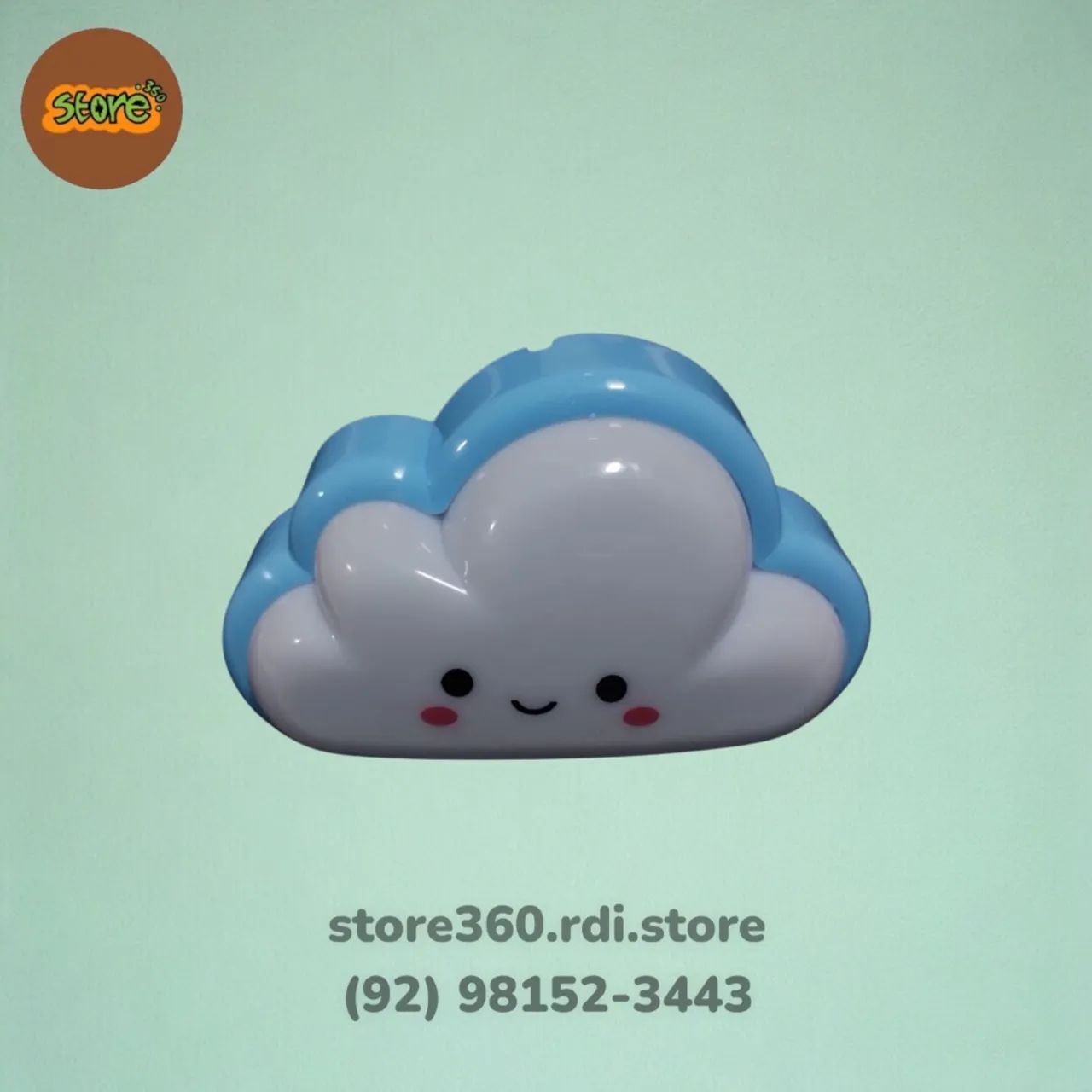 Luminária LED de Tomada (Nuvem)