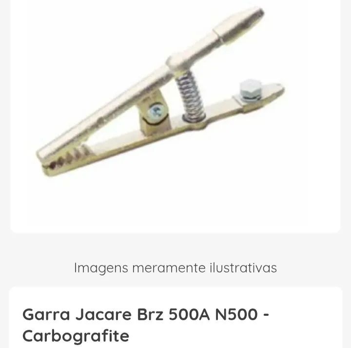 Garra de Solda para Eletrodo - Foto 2