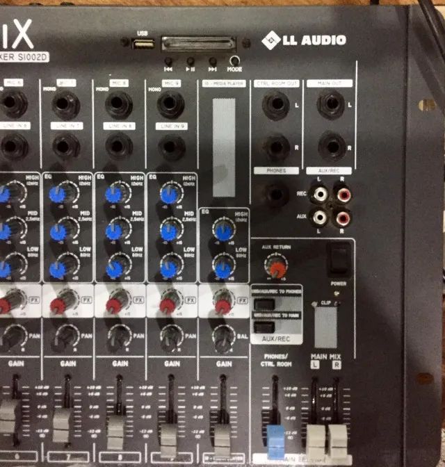 Mesa LL Áudio StarMix Mixer S1002D 10-Input + FM-USB 2- Bus. Perguntas * - Foto 3