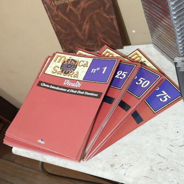 Música Sacra Altaya (Coleção Completa) 75 CDs e Fascículos - RARIDADE! Oportunidade Única! - Foto 2