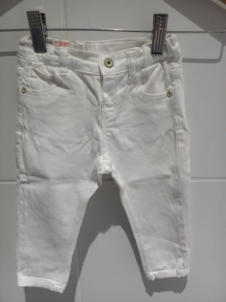Calça Jeans Branca Zara Infantil