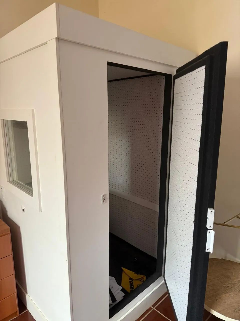 Cabine acústica com lã de rocha medidas 1,2x1,2x2,0 - Foto 3