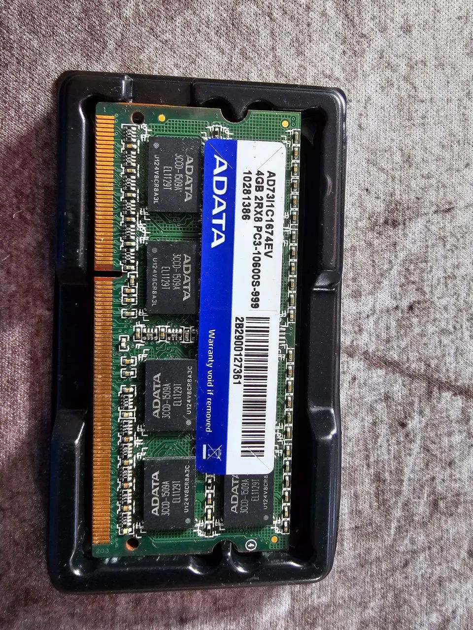 Memória RAM ADATA 4GB DDR3 PC3-10600S