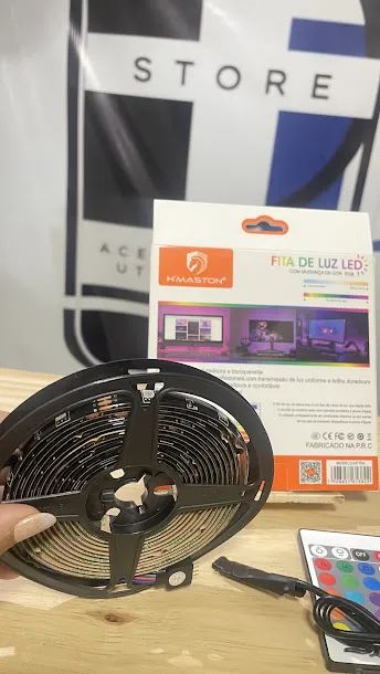 Fita de luz de LED com mudança de cor RGB 3metros - Foto 3