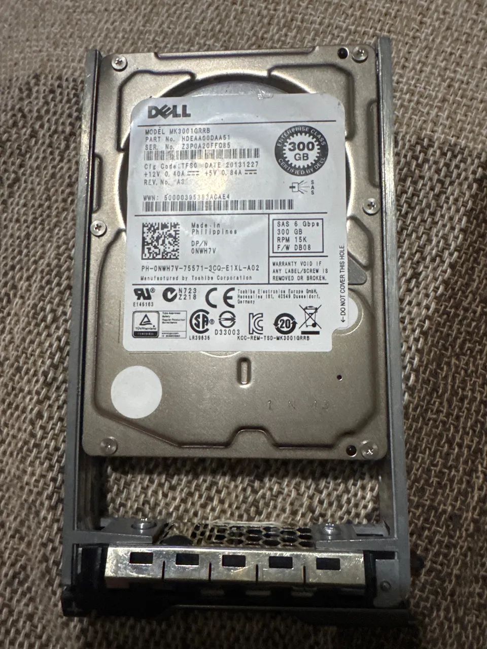 hd sas 300gb seagate st9500 2,5