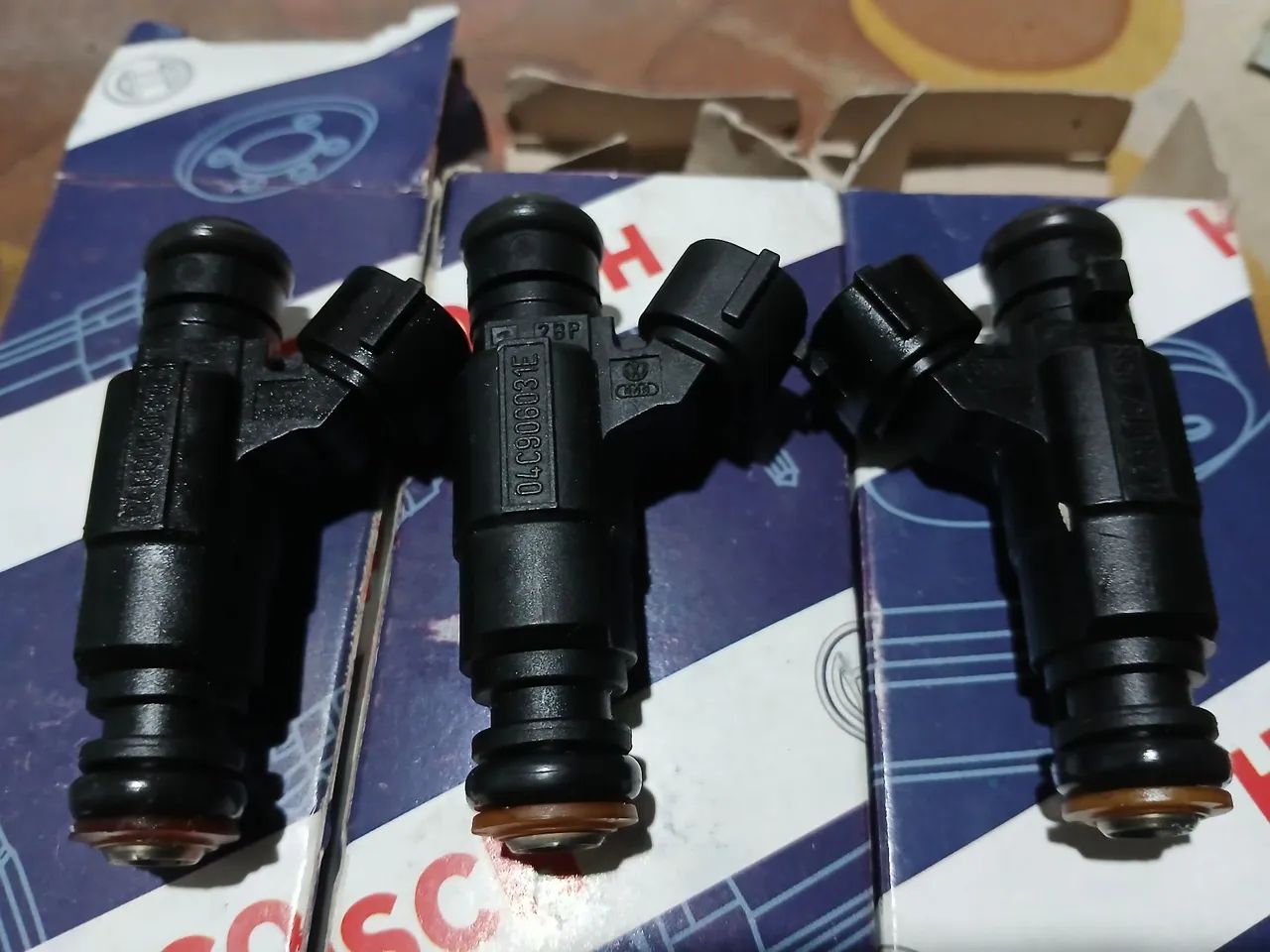 Kit 3 bicos injetores Volkswagen EA211 ,UP,Gol,Fox