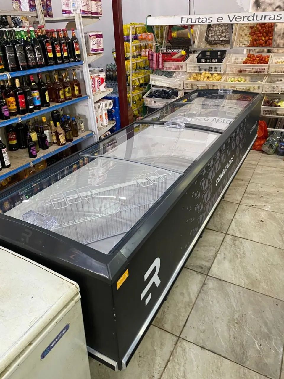 Ilha Refrimate Vidro Curvo 3mt - Novo 
