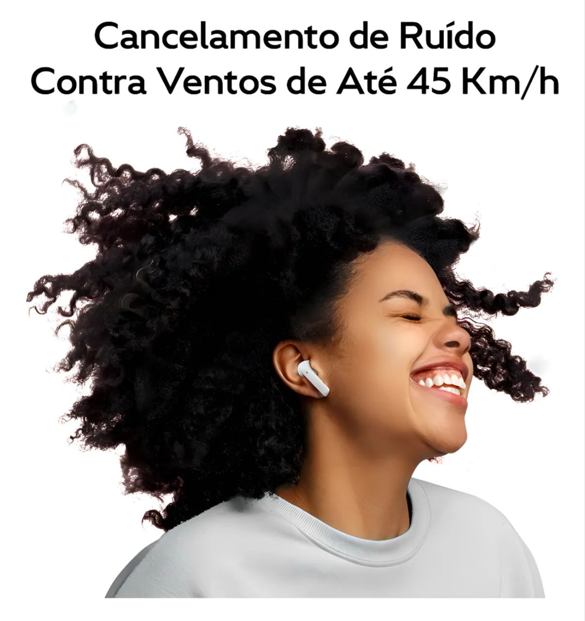 Fone Qcy Ht05 Melobuds Bluetooth 5.2 Anc Cor Branco - Foto 3