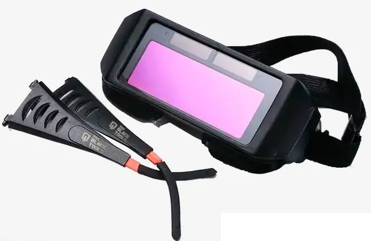 Óculos de Solda Para Soldador com Escurecimento Automático Cor Preto Liso Black Tools - Foto 4