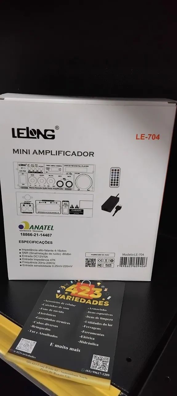 Mini Amplificador lE-704 - Foto 2