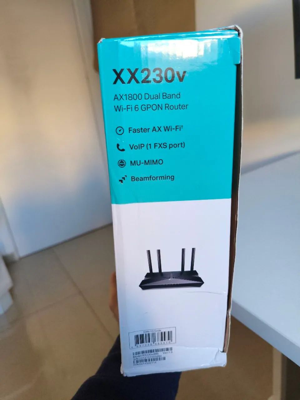 Modem/Roteador TP-Link XX230v AX1800 Dual Band Wi-Fi 6 GPON Router - Foto 3