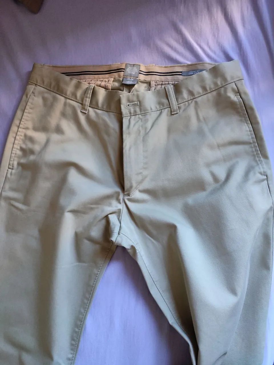 Calça jeans NOVA Social Bege - Conforto e Estilo