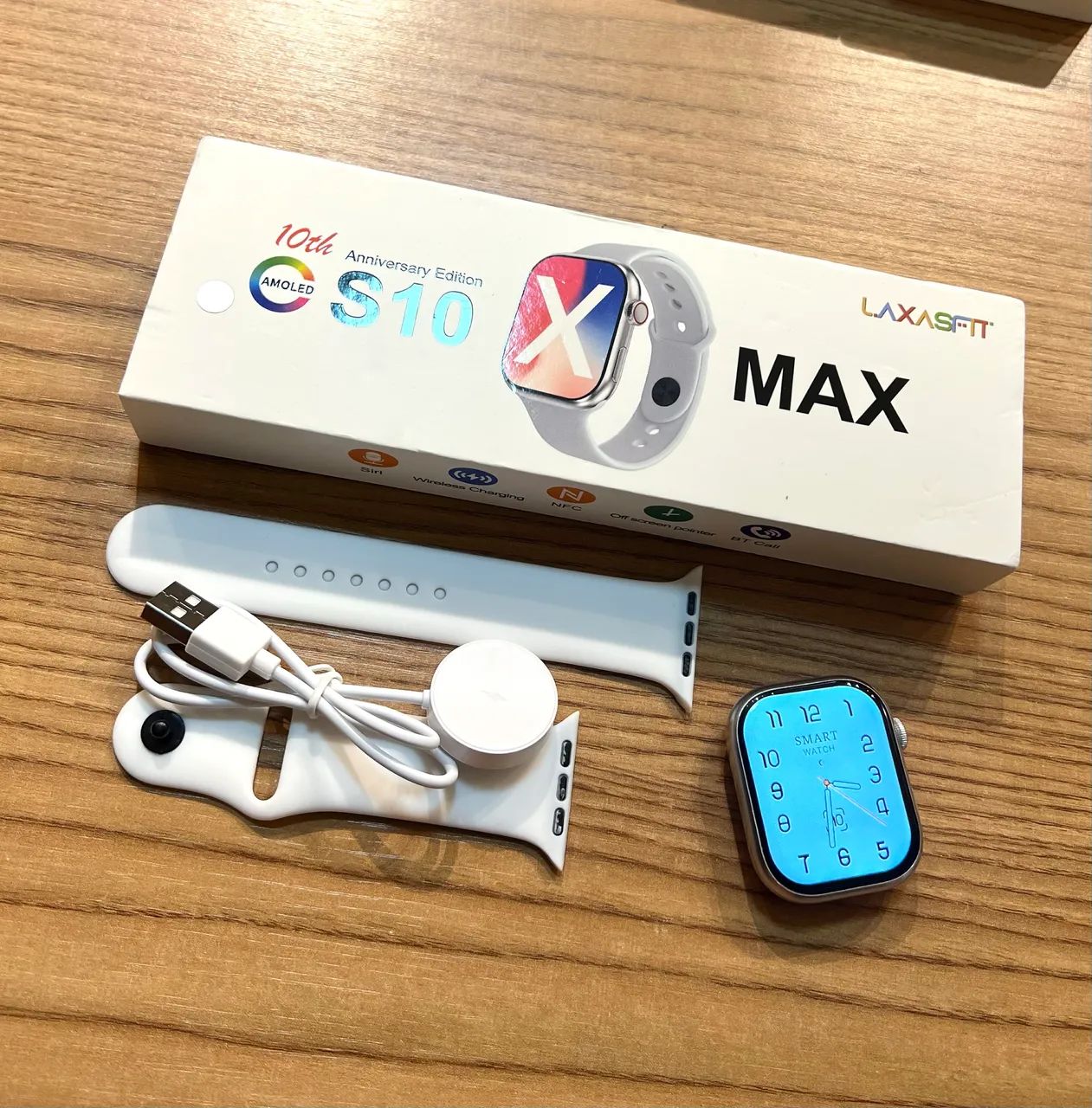 Smartwatch Lexas Fit S10 Max Branco ? elegância, tecnologia e performance no seu pulso!