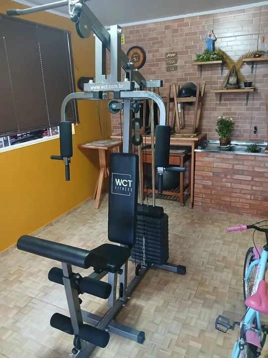 Estação de musculação 80kg