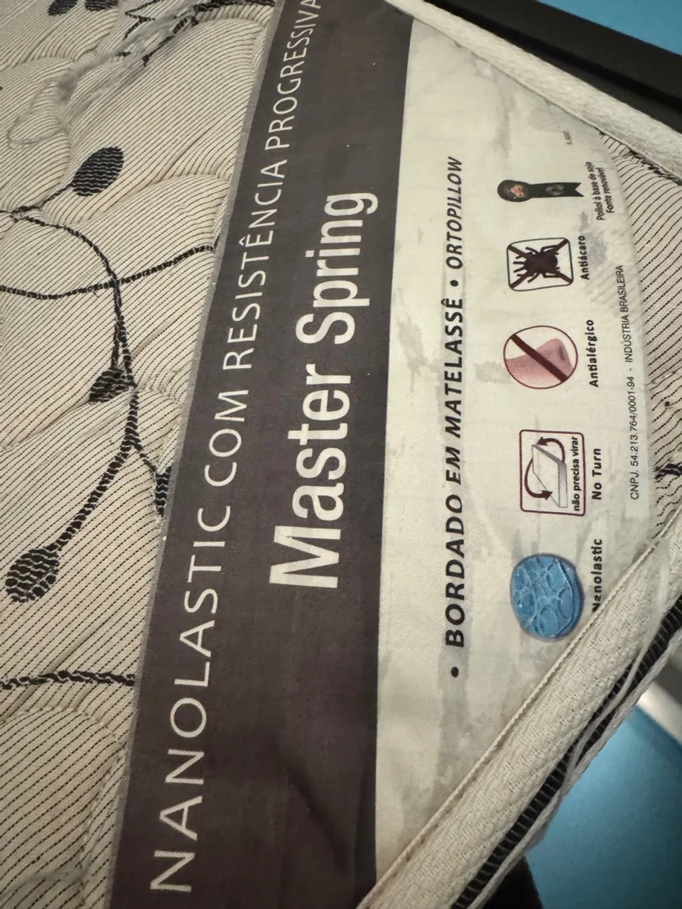 Colchão Master Spring Nanoplastic Ortopillow