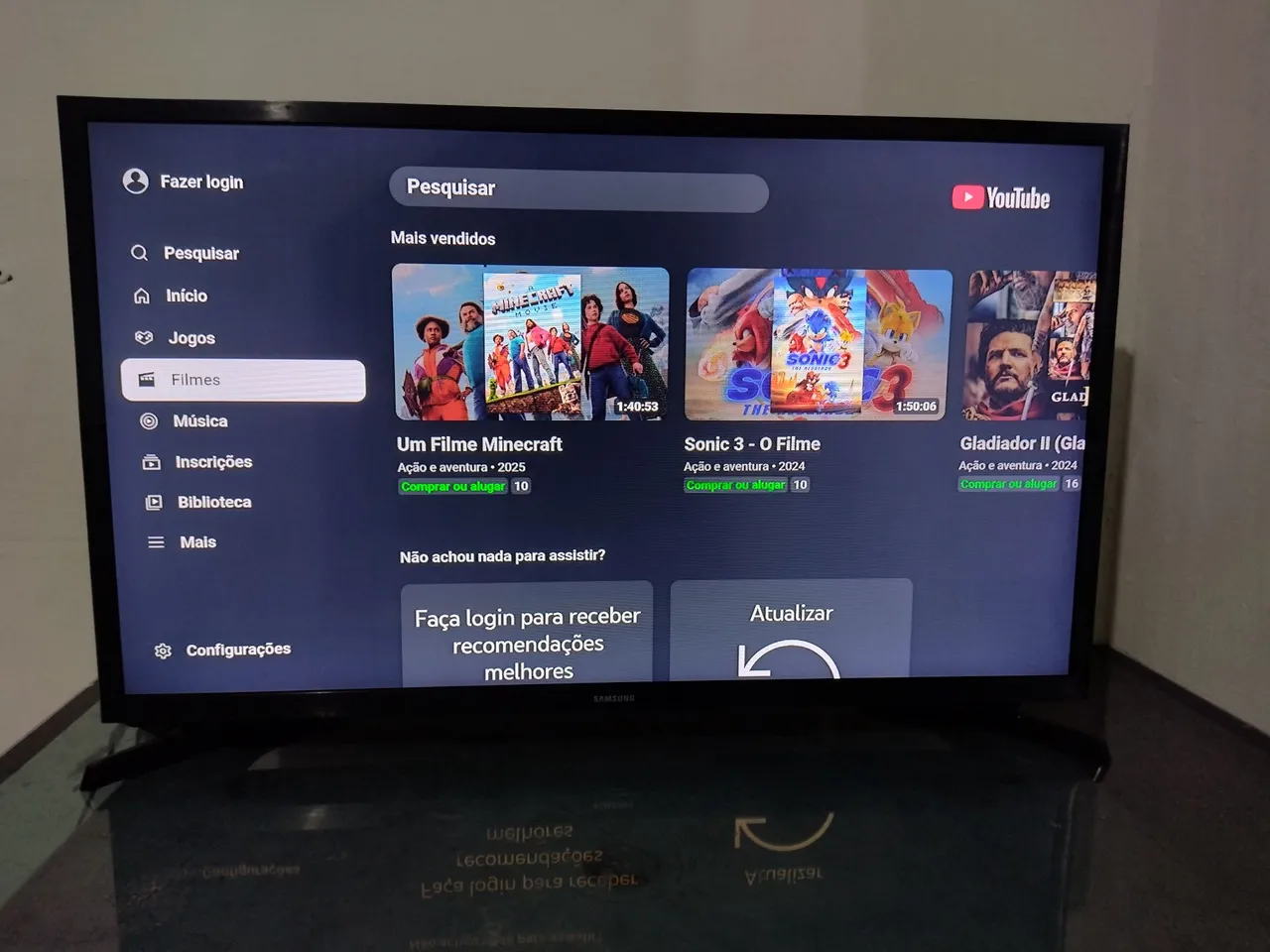 Smart TV Samsung plus 32 polegadas