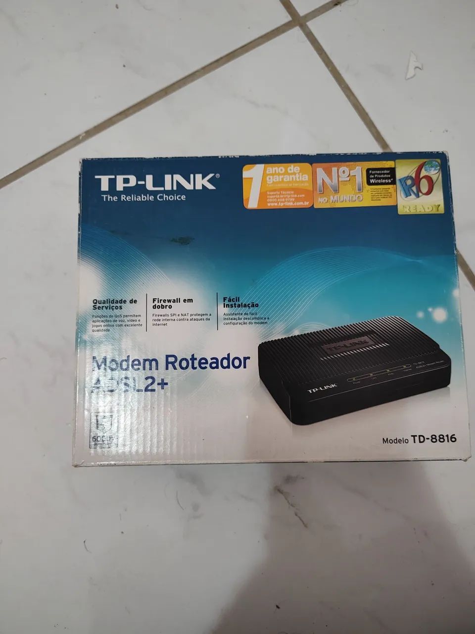 Modem Roteador ADSL2+ TP-LINK TD-881664169991232386120