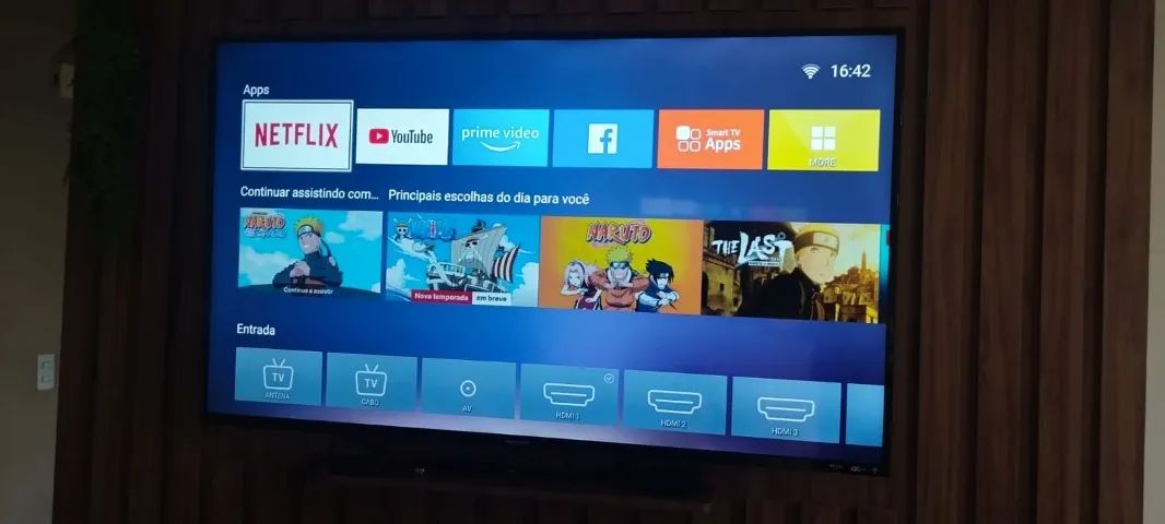 TV 58" 4K Multilaser Smartv super conservada - Foto 2