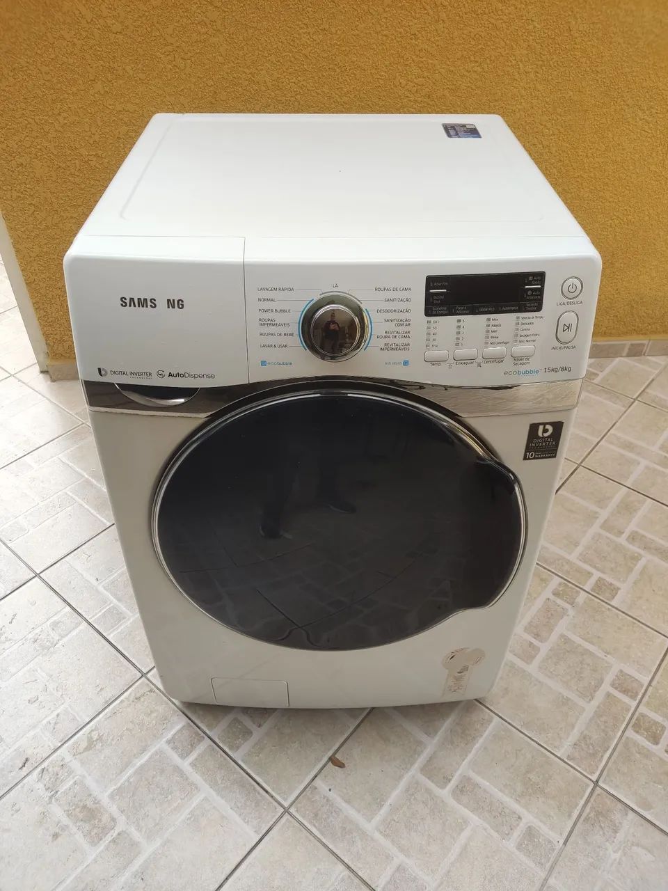 Máquina de Lavar Roupa Samsung 15kg EcoBubble