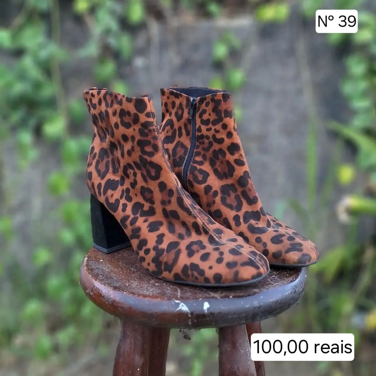 Bota animal print 