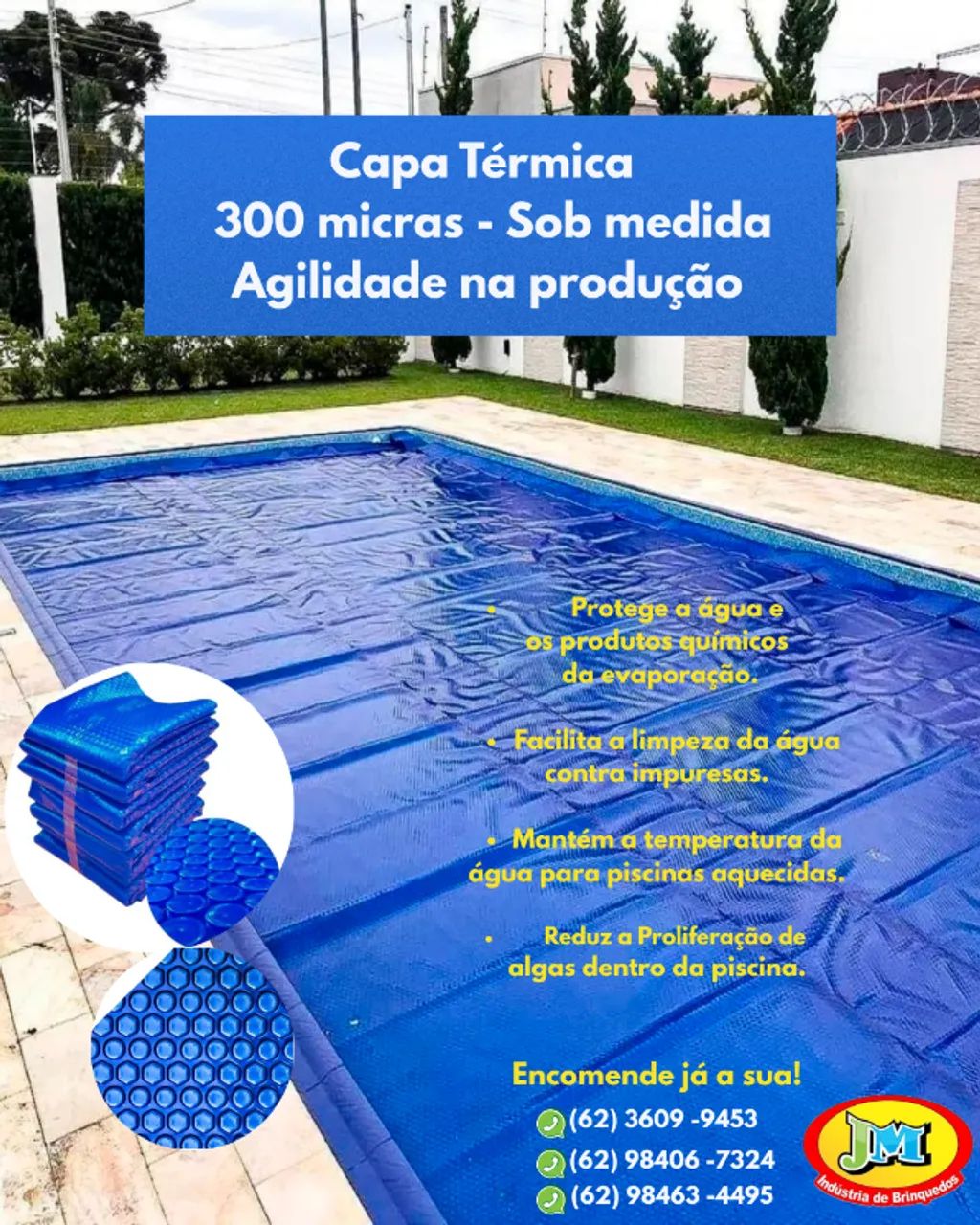 Capa Térmica 300 micras - Sob medida m²