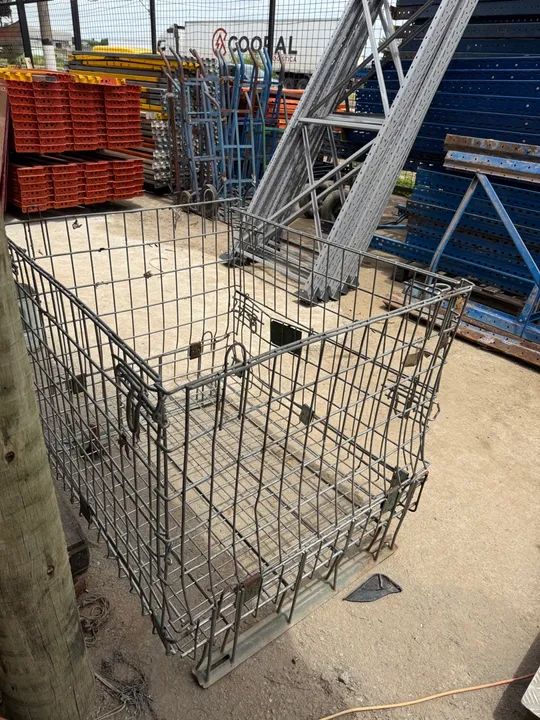 Gaiola de Aço para Transporte e Armazenamento cesto aramado - Foto 3