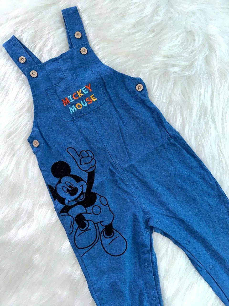 Macacão Mickey Mouse - Azul - Foto 3