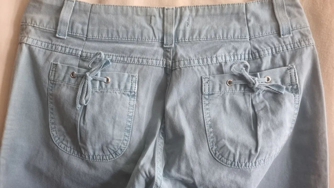 Calça jeans azul claro 44  - Foto 2