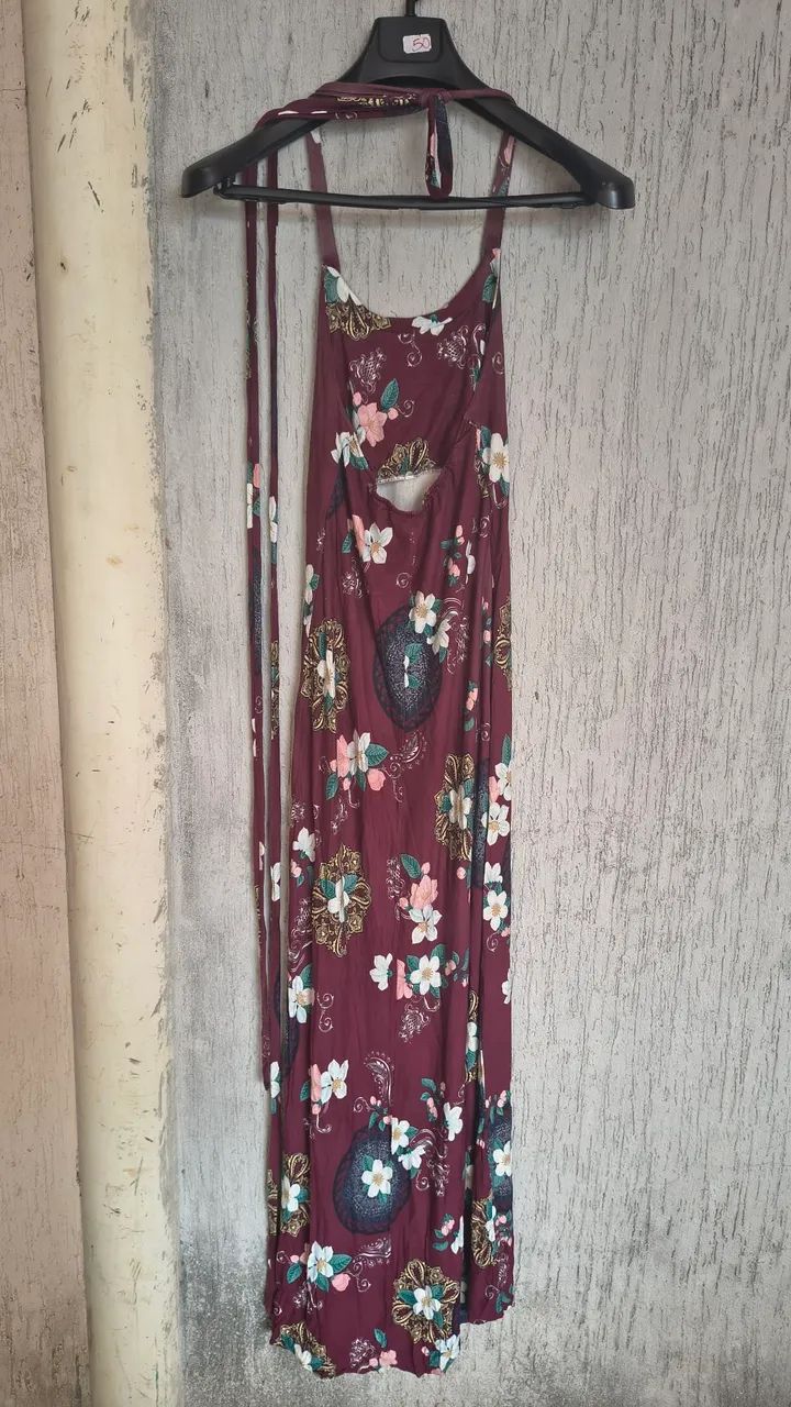 Vestido floral vermelho  - Foto 2