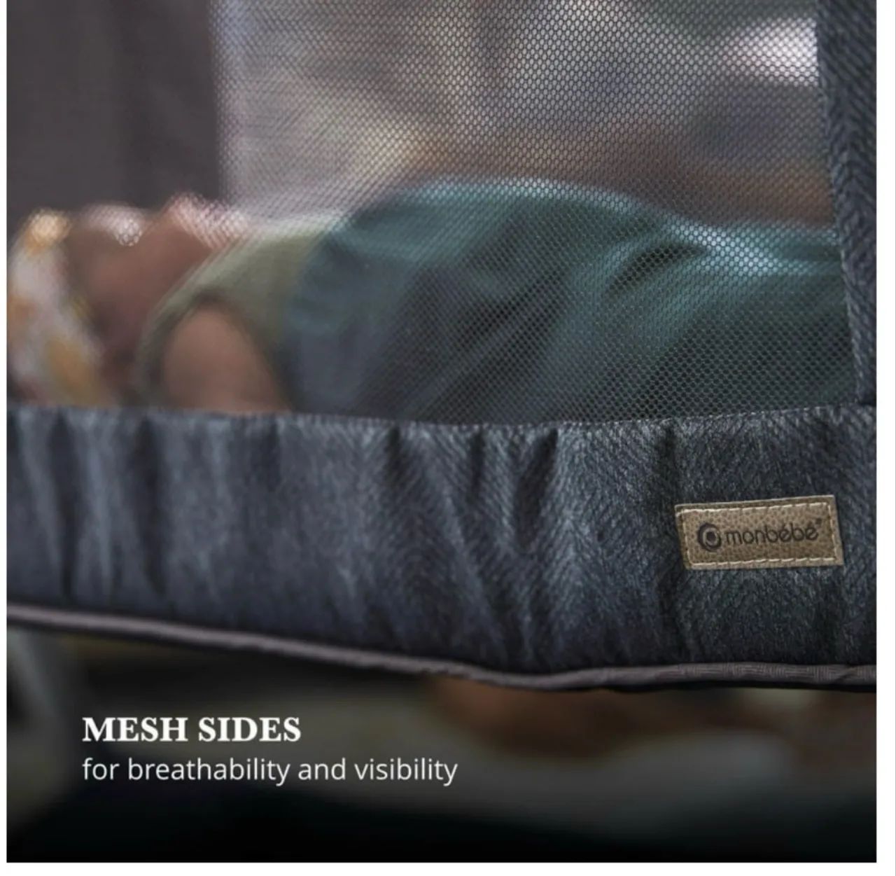 Berço Portátil Importado - Monbebe Adjustable Bassinet  - Foto 2