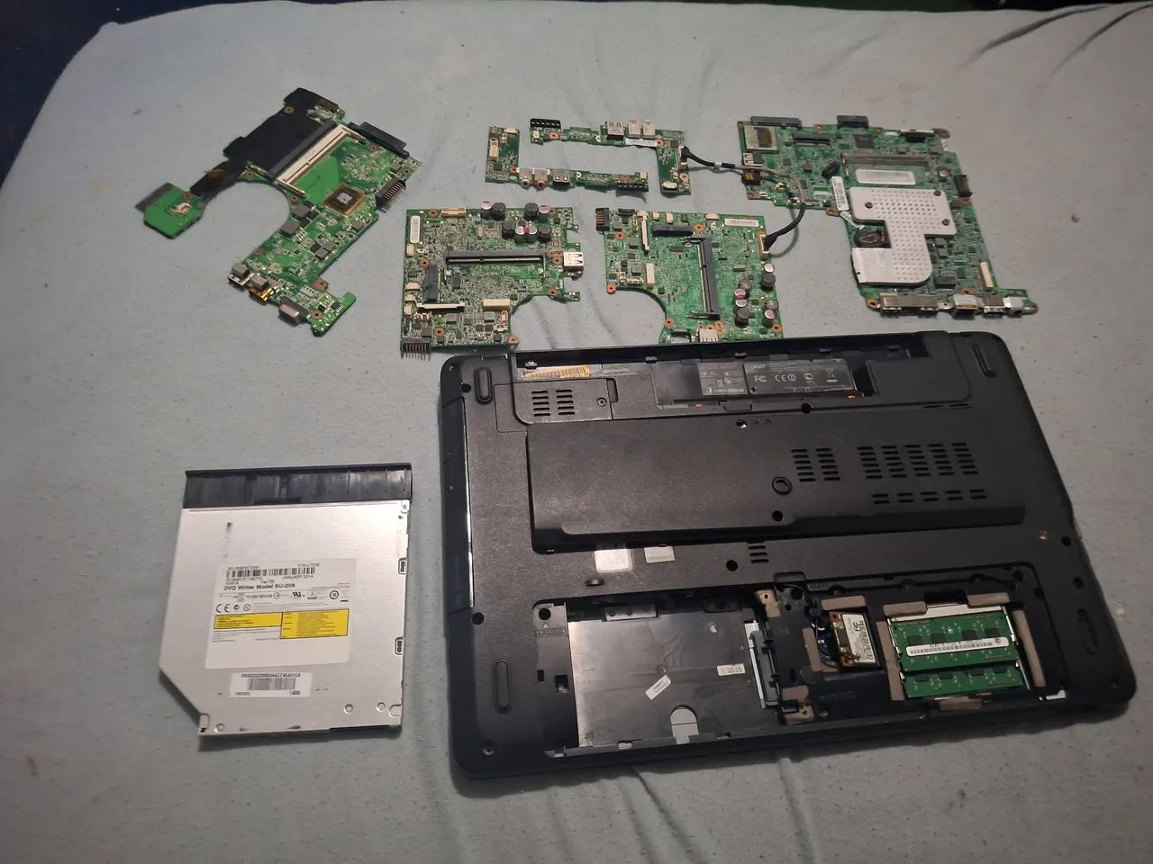 Notebook acer e peças