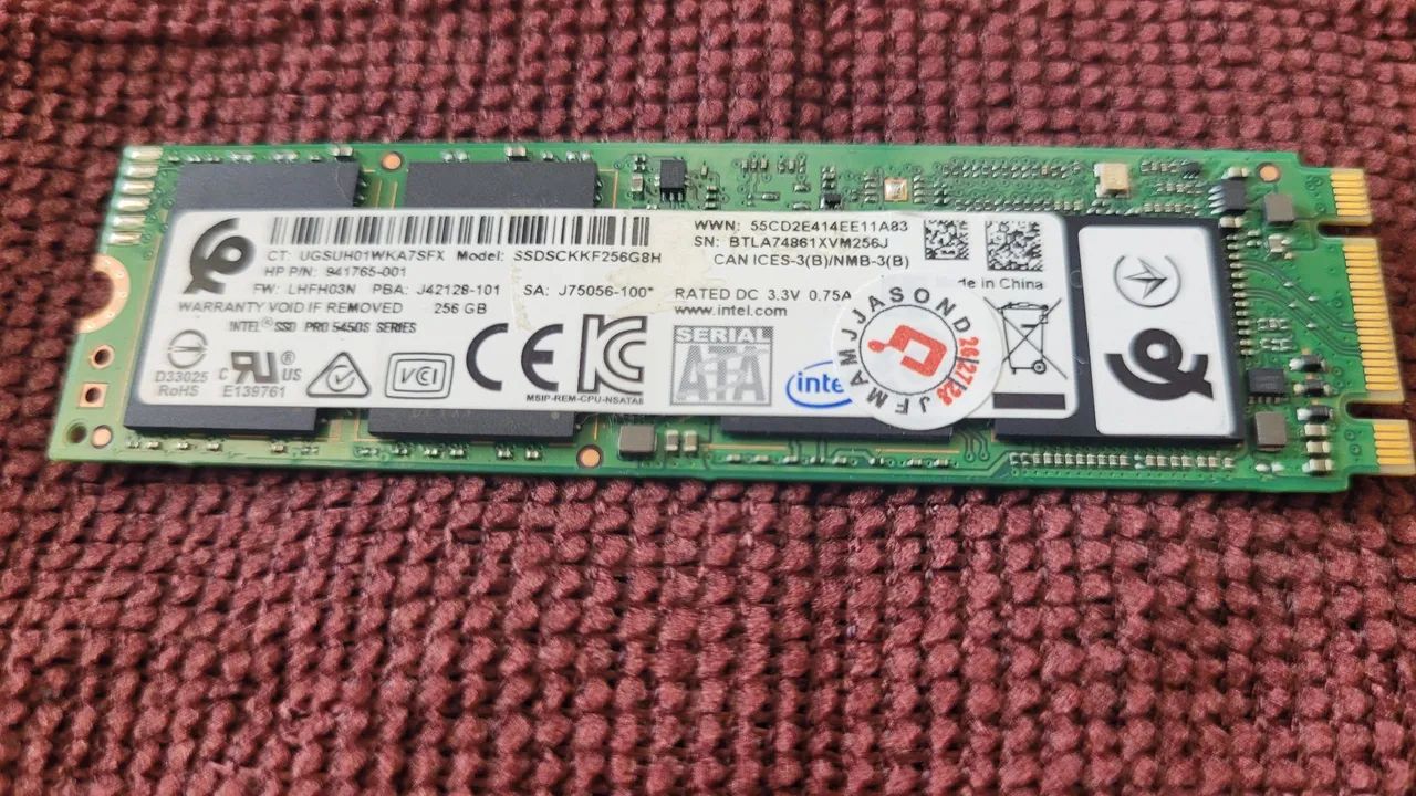 SSD M2 Sata de 256Gb - Foto 3