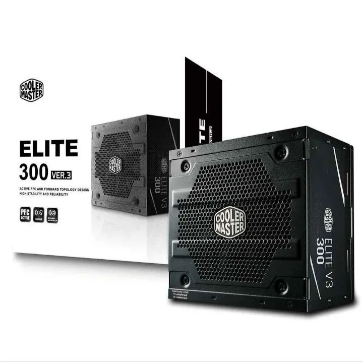 Fonte Cooler Master V3, 300w, PFC ativo, Nova