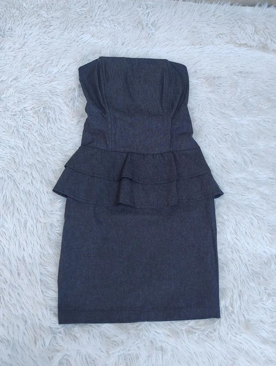 Vestido Jeans Tomara Que Caia 36 - Foto 2