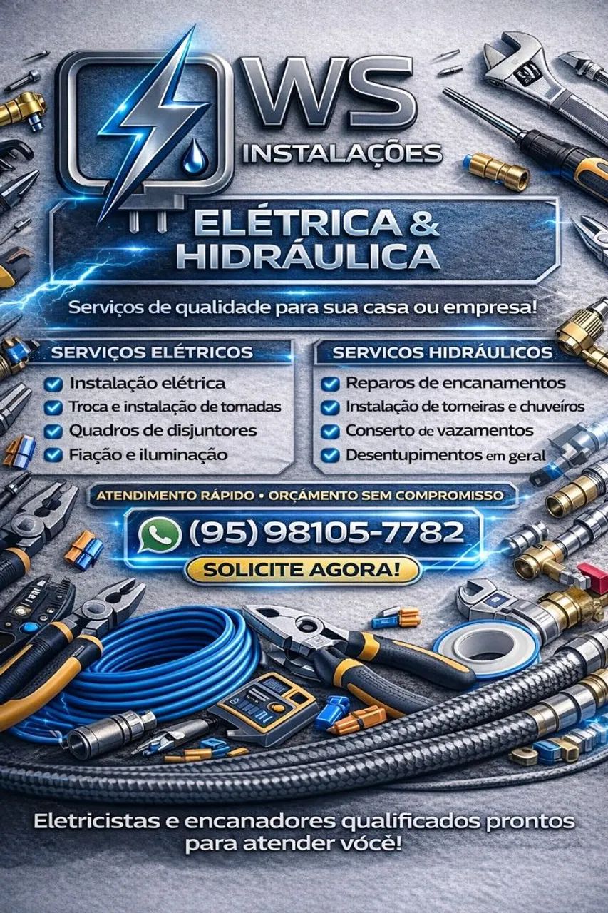 Eletricista e encanador 