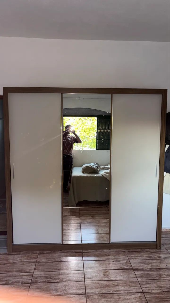 Guarda-roupa Casal com Espelho - Foto 4