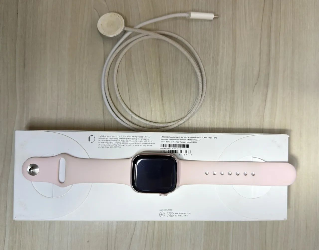 Apple Watch Séries 9 Rosa 41 mm - Foto 2