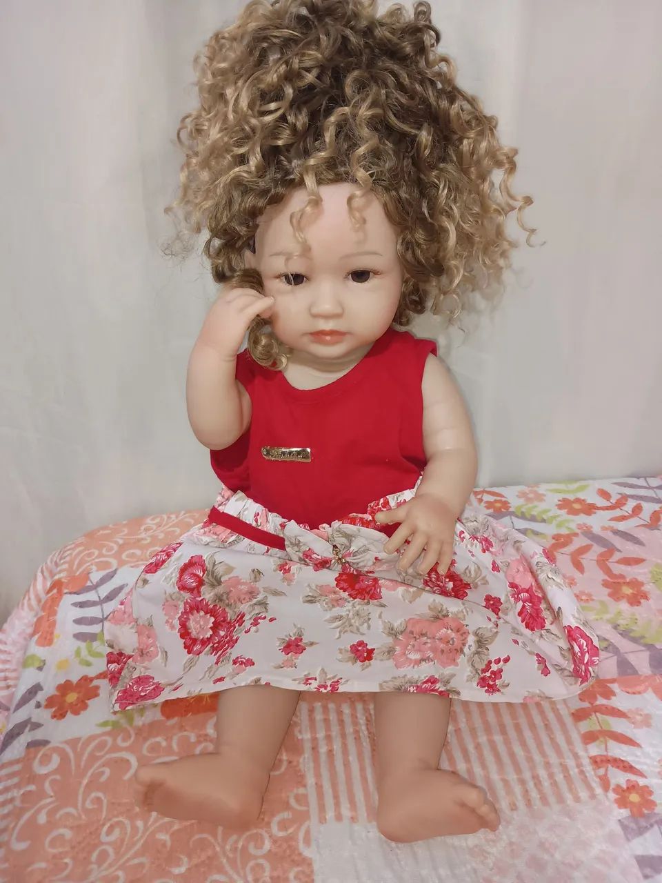 Boneca Reborn menina 55cm - Foto 3
