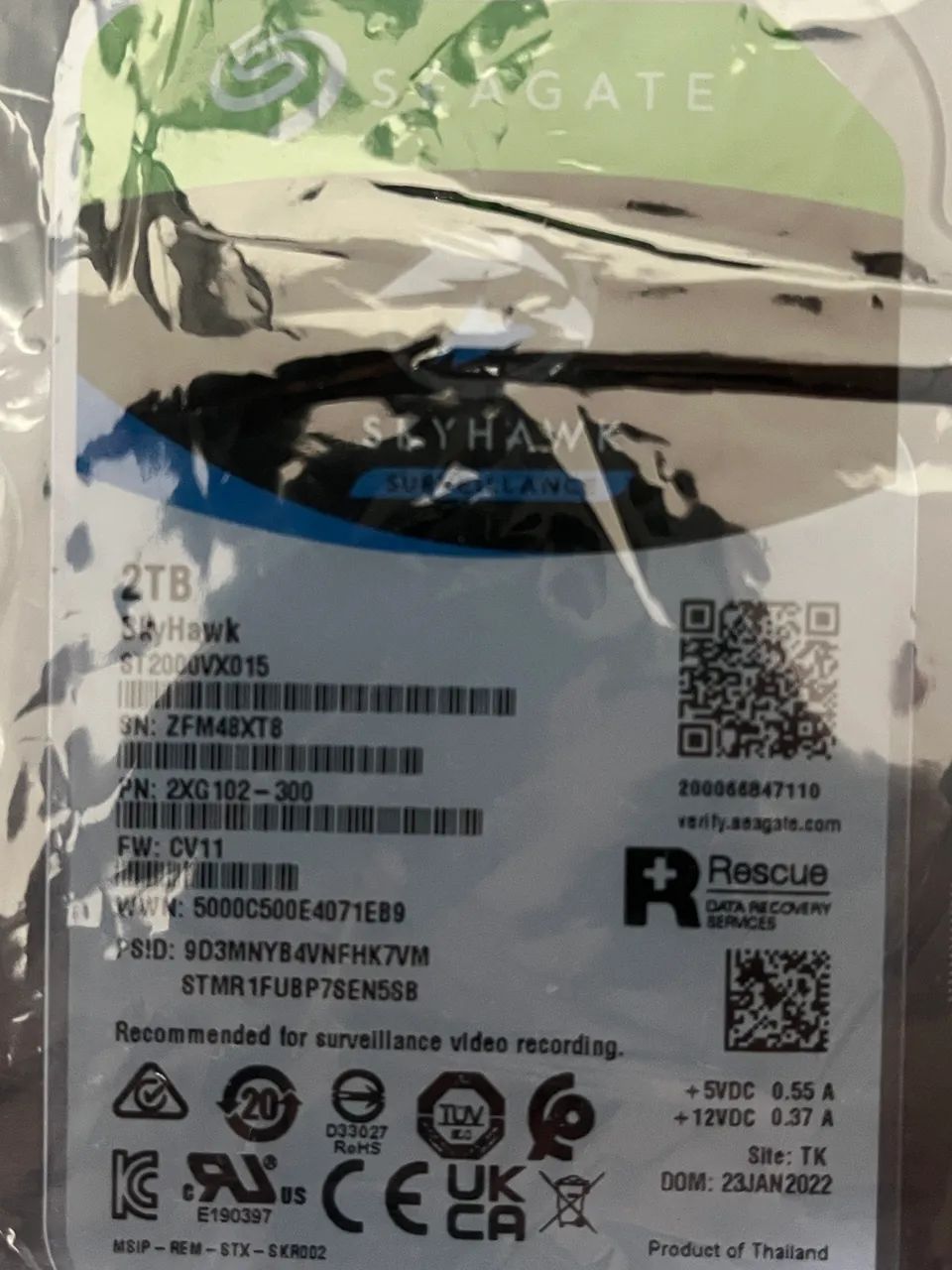 HD interno 2 TB - SEAGATE