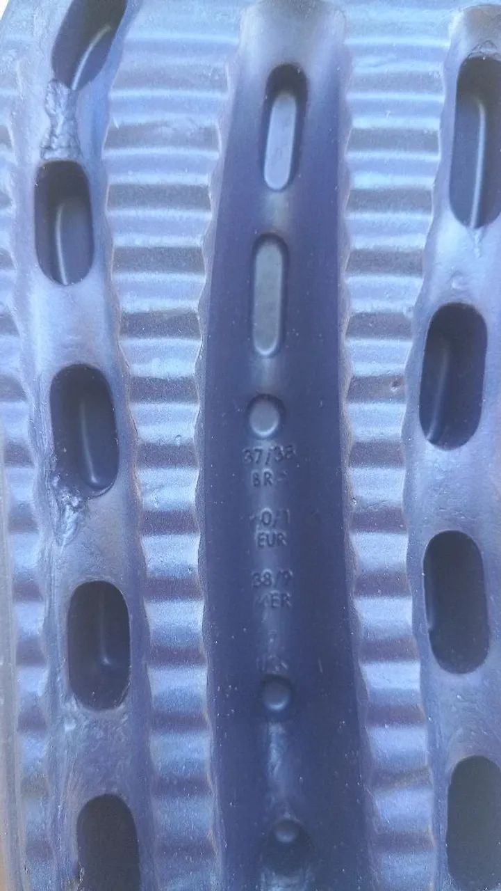 Babuche / Crocs Plataforma Azul Escuro n° 37/38 - Foto 3