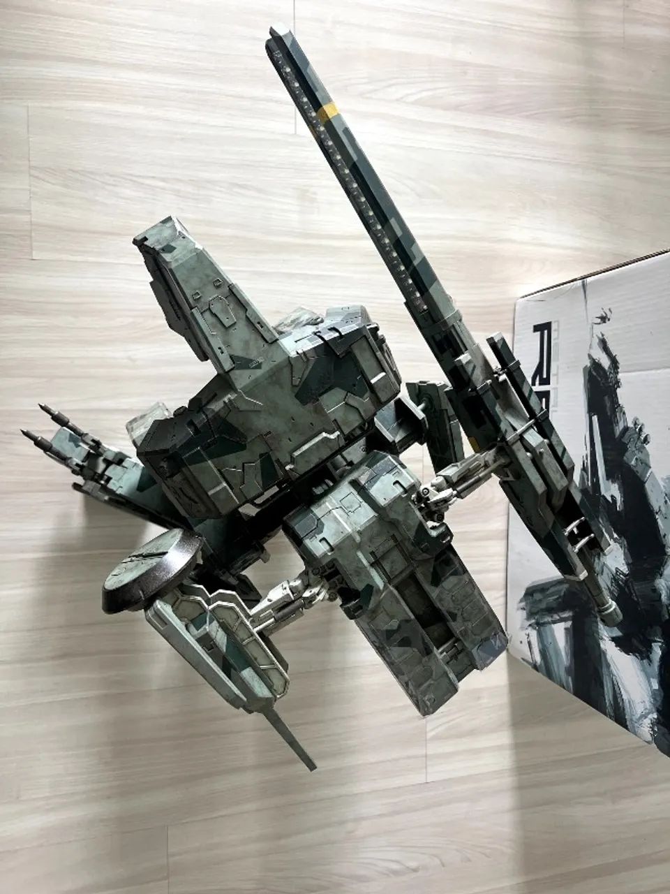 Metal Gear Rex 3A Grande Action Figure vem com mini Solid Snake