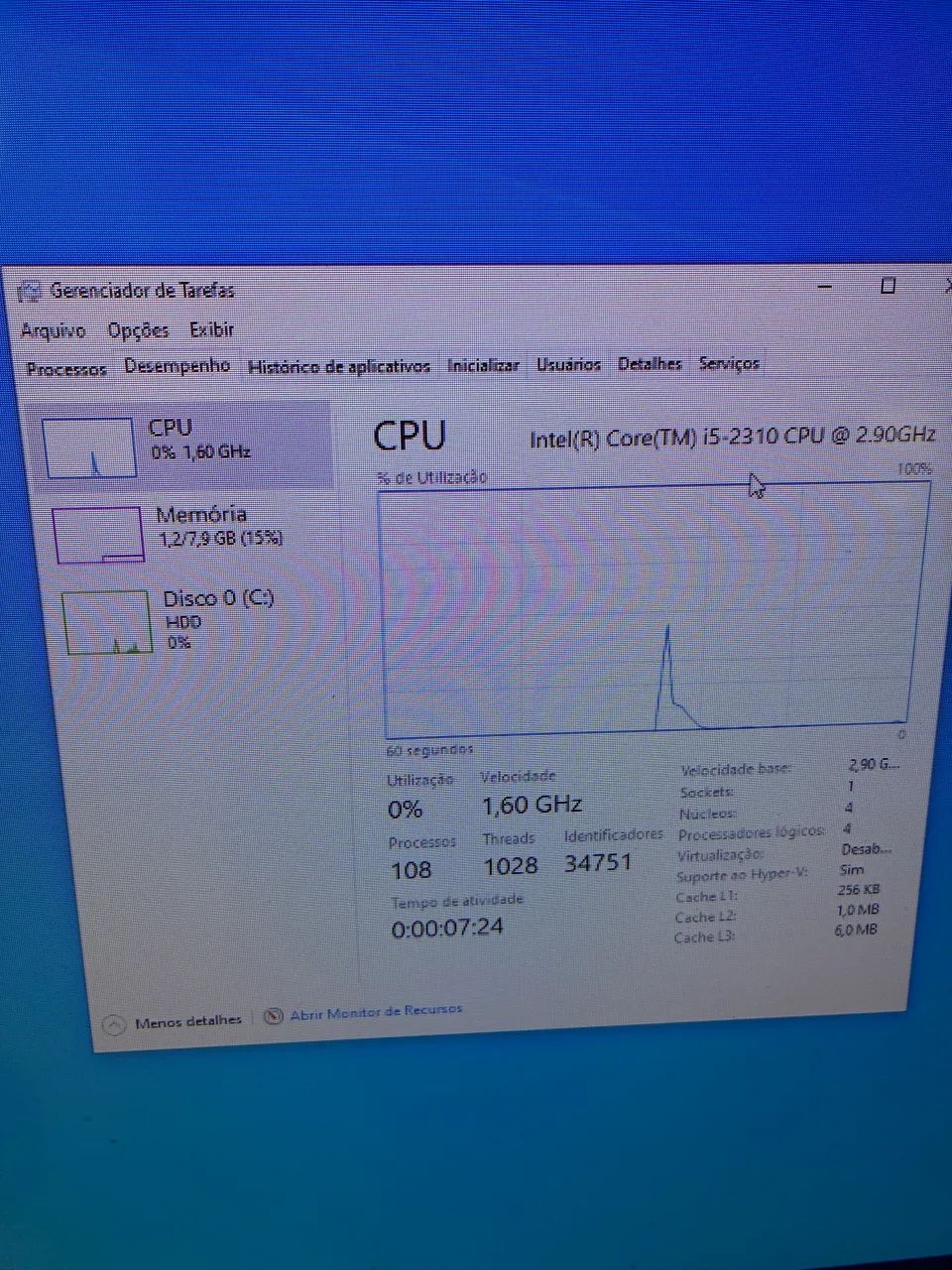 Computador 8Gb de ram 1Tb de HD e vídeo integrado - Foto 3