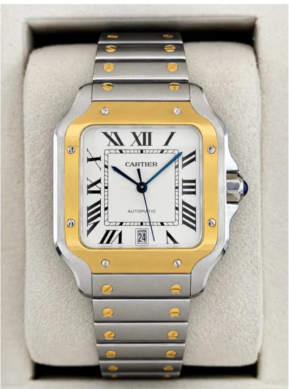 Relógio Cartier Santos Two-Tone 40mm Automático 