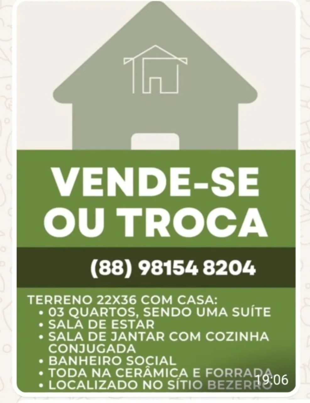 CHÁCARA NO SÍTIO BEZERRO 