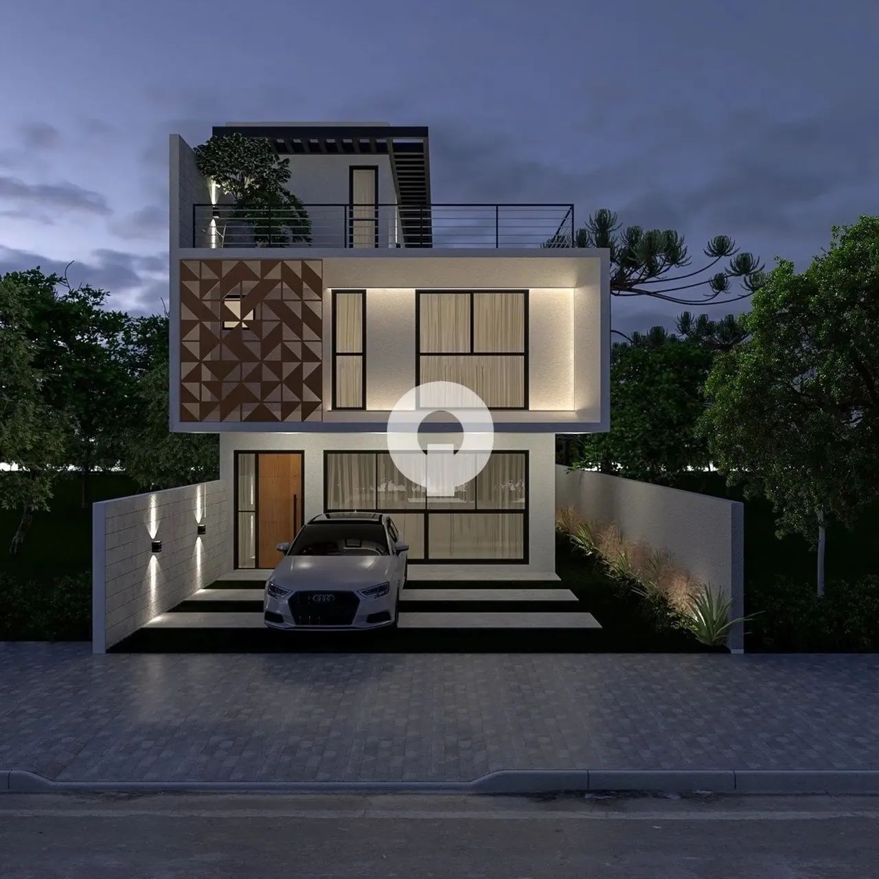 CASA NOVA COM TERRENO RESERVADO AO LADO DO BOSQUE