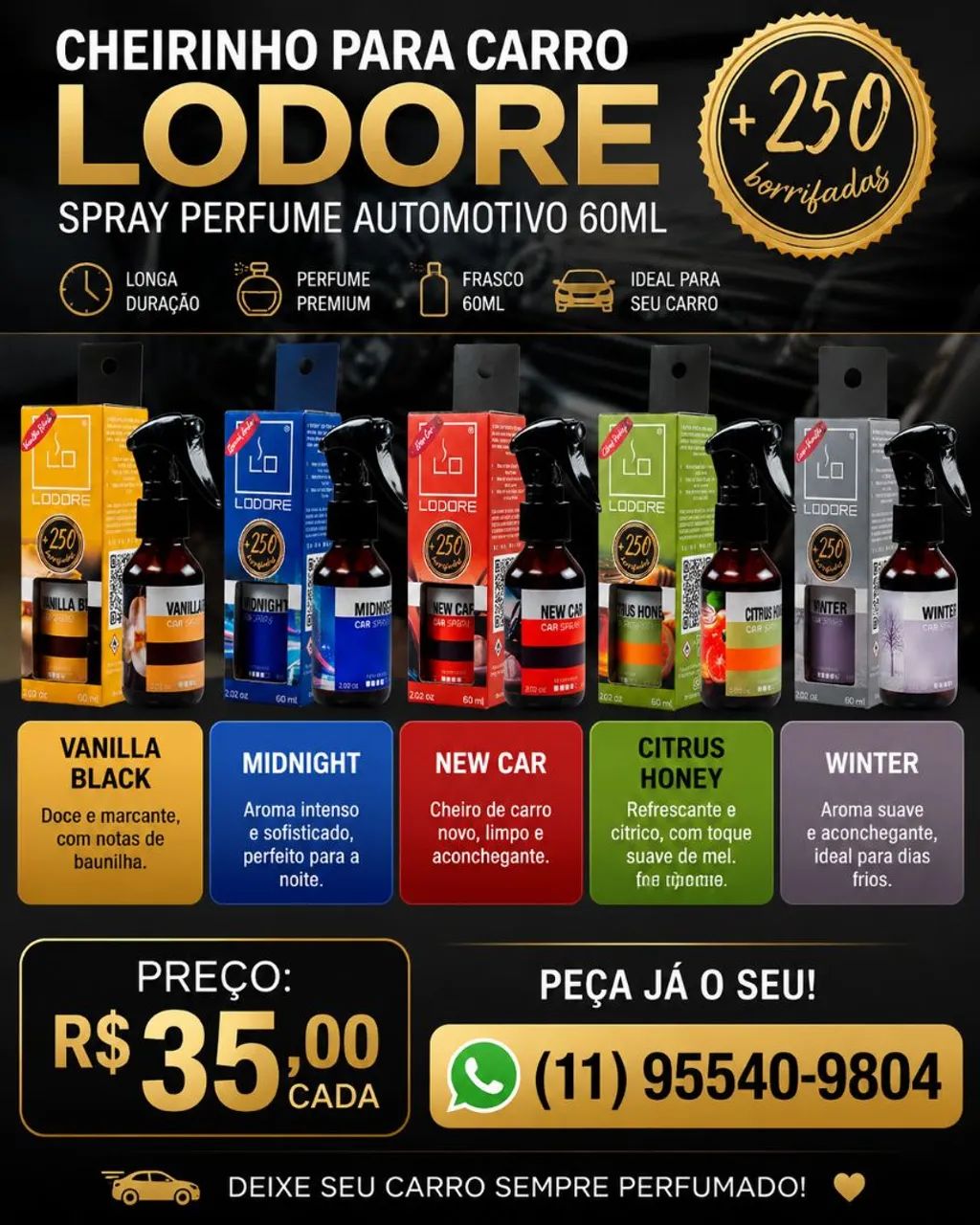 PERFUME DE CARRO